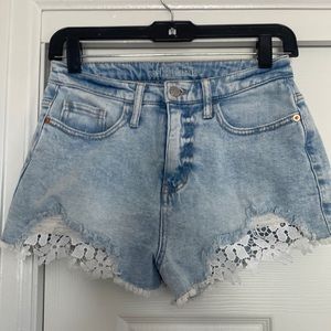 High waisted shorts